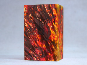 Stabilized Maple Burl Wood Mod Block